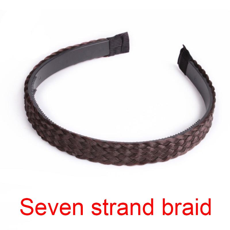 Damen Haarband Fischgrätenzopf Faule Perücke Twist Zopf Stirnband Haarnadel Böhmische Mode Rutschfester Kopfschmuck Braut Haarschmuck