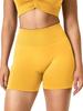 European-American Seamless High-Waist Tummy Control Yoga Shorts - Butt Lift, Sexy, Three-Quarter Length for Running & Fitness Women