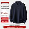 Dibinze Men's Oversized Comfortable Soft-Touch Long-Sleeve Sweater