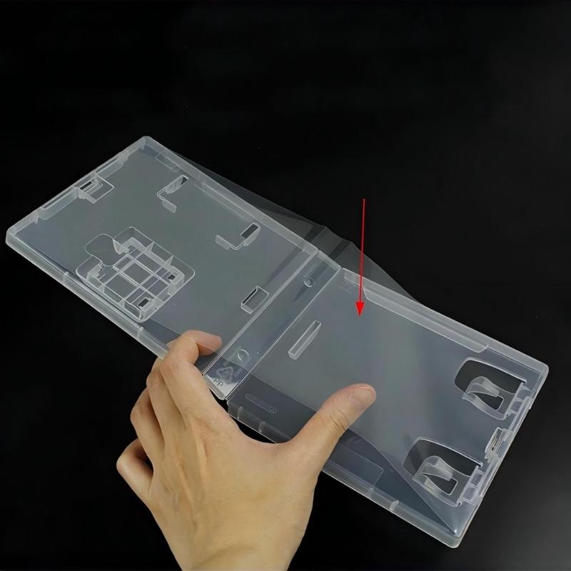Multiple System Clear Protective Game Cartridge Case Box For 3DS 2DS Handheld Gaming Systems Plastic Storage Organizers