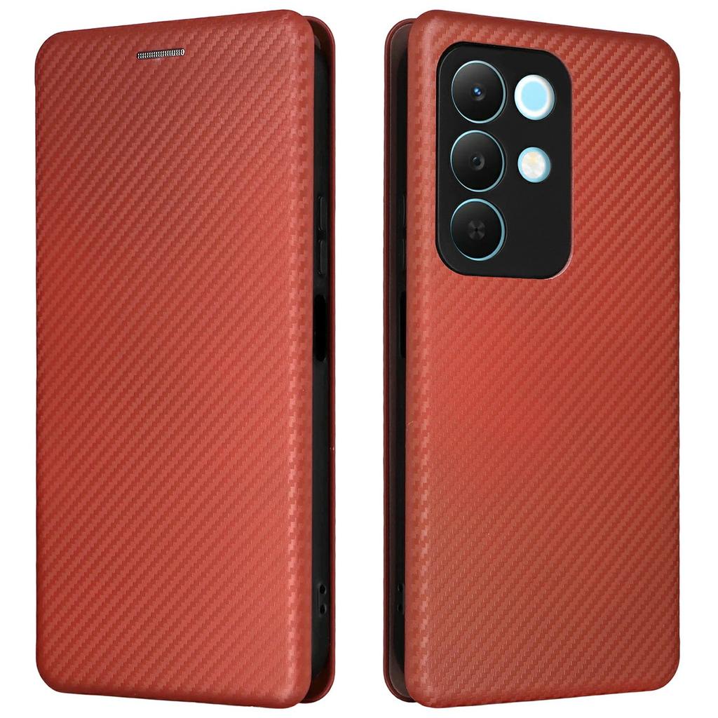 For Realme C85 5G/15x (India) 5G Case Carbon Fiber Texture Drop-Proof PU Leather Phone Cover