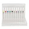 10pcs Multi-purpose For Grinding, Cleaning And Polishing Nail Drill Bits Organizer