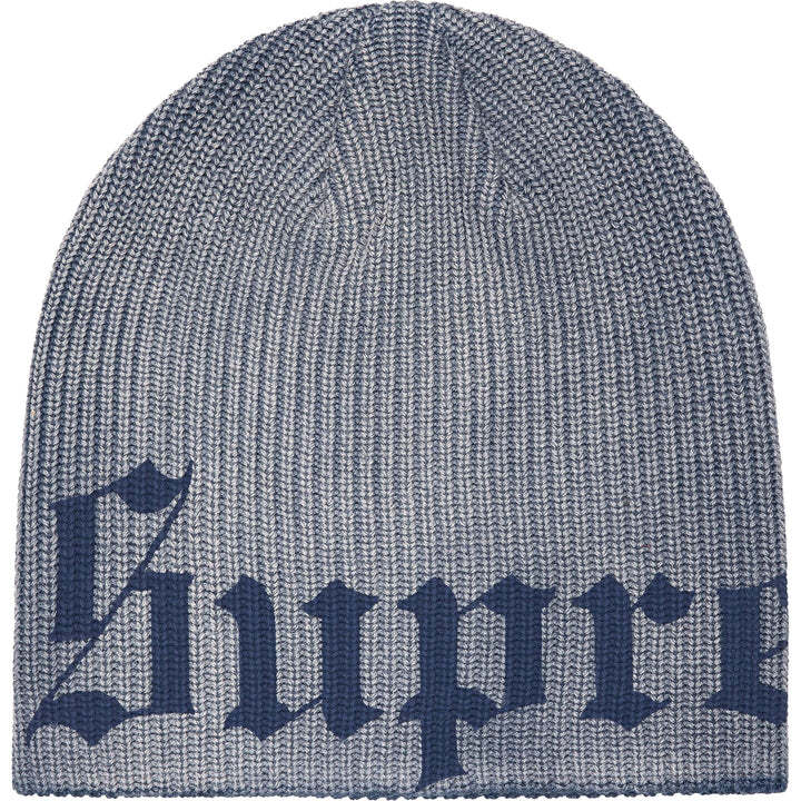 Supreme Old English Printed Beanie Navy One-Size