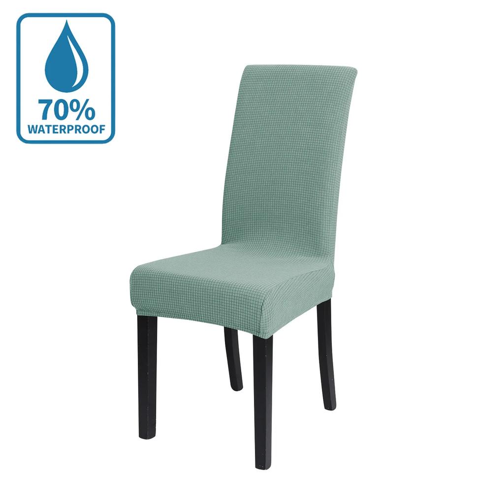 Waterproof Chair Cover Dining Room White Chair Case Anti Cat Scratch Soft Stretch Chair Protecter