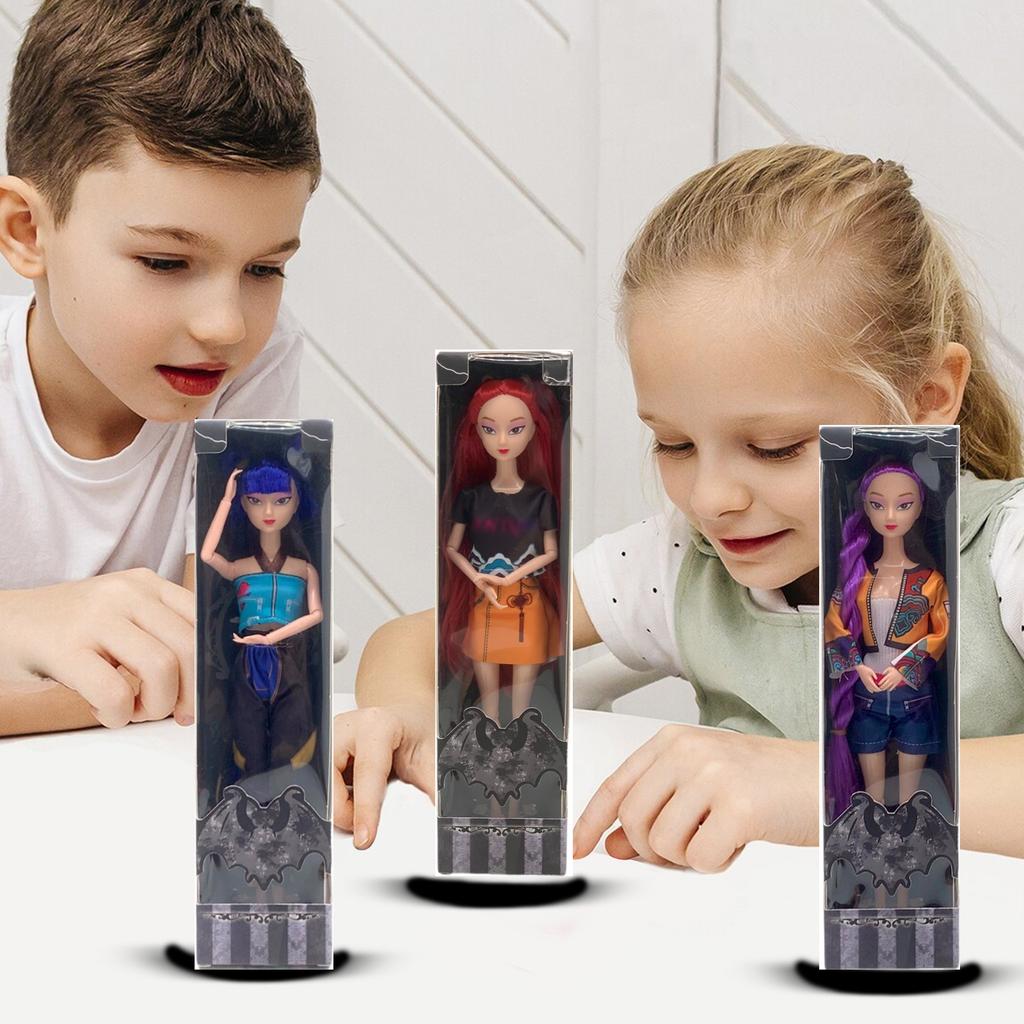 Fashionable Plastic Doll Figures Collection With Unique Stylish Outfits And Colorful Hairstyles Perfect Gift For Kids To And Creat