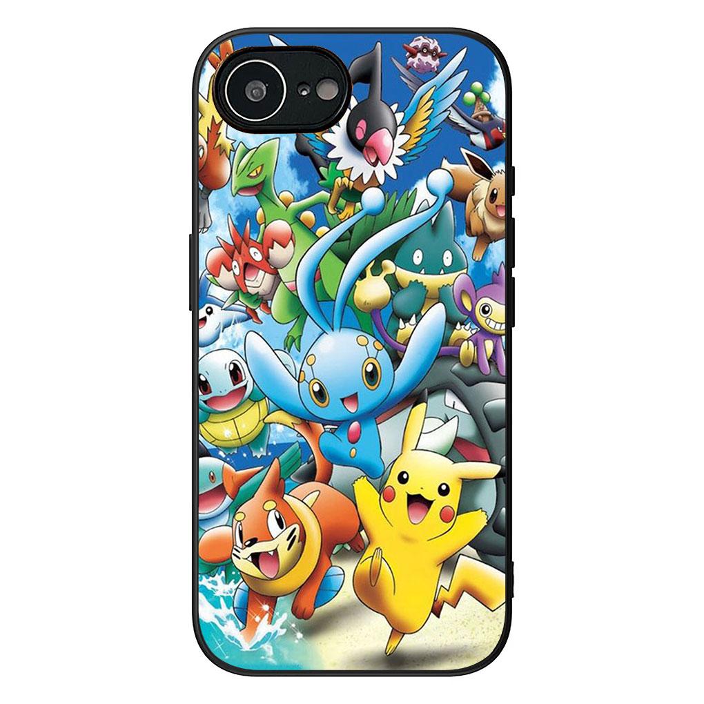Soft Cover for Xiaomi Redmi 15 9A 9C NFC 7A 9T Note 9 8 7 8T 15c A5 Coque Phone Case Squirtle P-Pokemons GO P-Pikachus