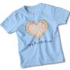 Enjoy The Little Things Heart Leopard Girls T-Shirt Boho Graphic Tee