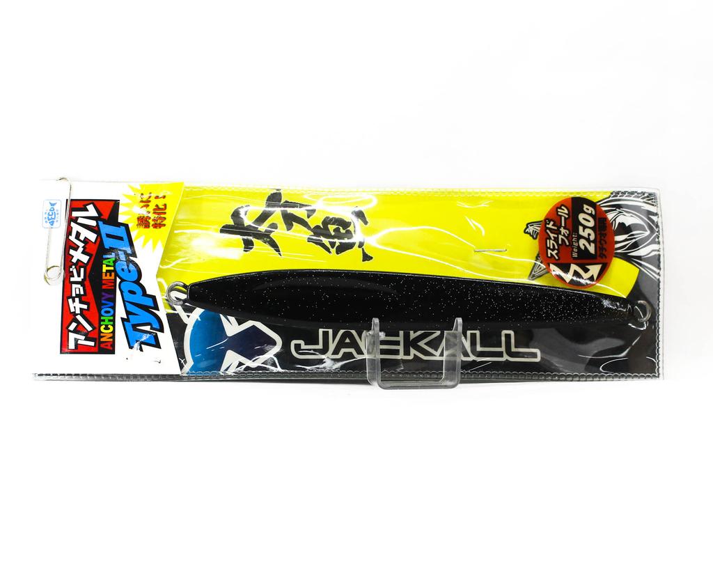 Jackall Metal Jig Anchovy Type 2 Slow Slide 250 grams Black (5115)