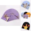 Fashionable Star Design Knit Cap With Fabric For Daily Outdoor Activities