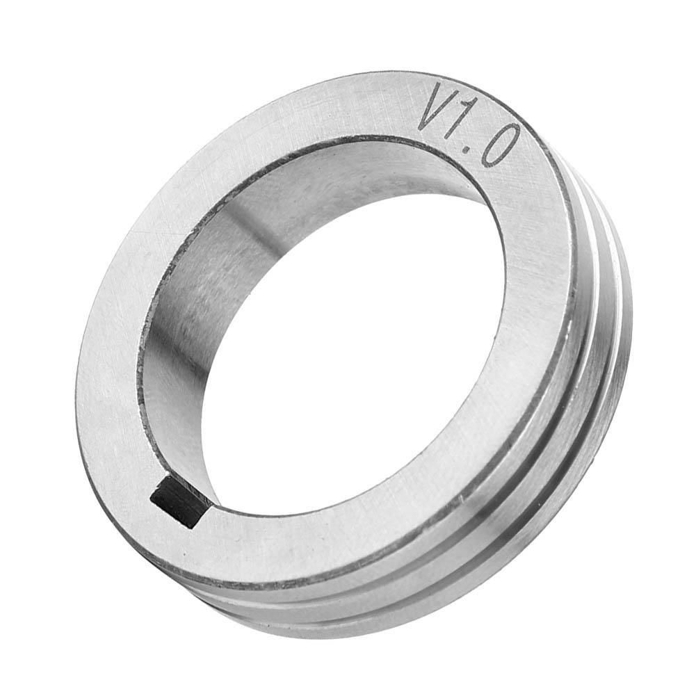 35mm 1.38in Stainless Steel Wire Feeder Roller 0.8 1.0 1.2 Welding Wire Feeding Guide Wheel(1.0