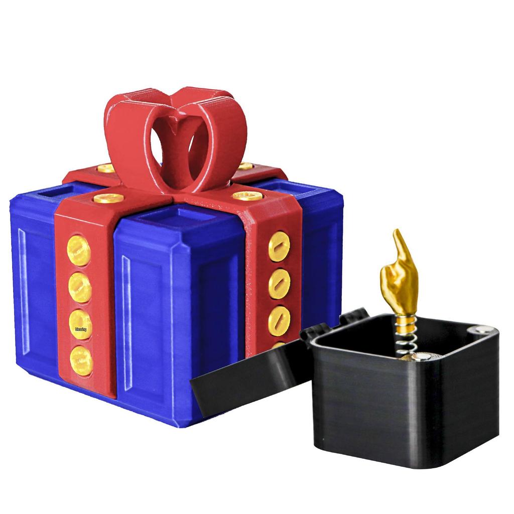 3D Printed Prank Gift Box - Novelty Toy