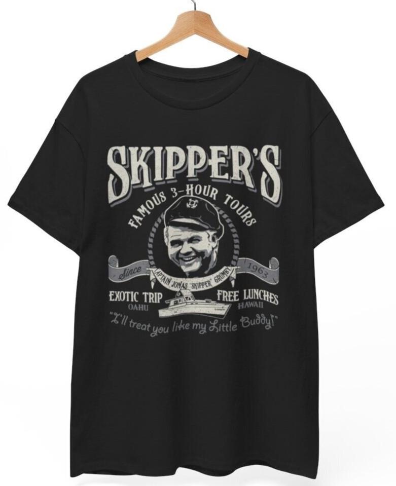 

Skipper s Famous 3 Hour Boat Tours Gilligan s Island T-Shirt, Unisex Tee 4XL