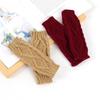 Knitted Crochet Fingerless Gloves Soft Warm Knit Mittens Fashion Typing Gloves  Cold Weather