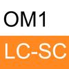 Uxcell Fiber Patch Multimode Duplex OM1 LSZH Fiber Optic Jumper for Network Transceivers and 1 Piece Cable, LC-SC Instrumentation, Orange, 2M,