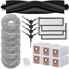 Set of Mop Bags and Brushes for Xiaomi Mi Robot X10+ X20+ S10 Dreame L10 L10S