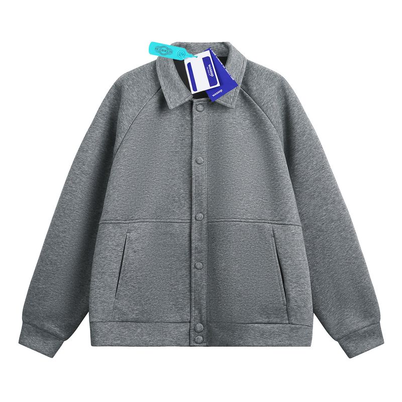 Wassup Spring and Autumn Style Lapel Jacket for Men 2025 New Trendy Brand Loose Casual Business Cool Woolen Jacket