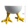 Pla Chicken Claw Holder Chicken Claw Porcelains Holder 3d Printed Chicken Claw Holder White Chick Feet for Home for Bookshelf