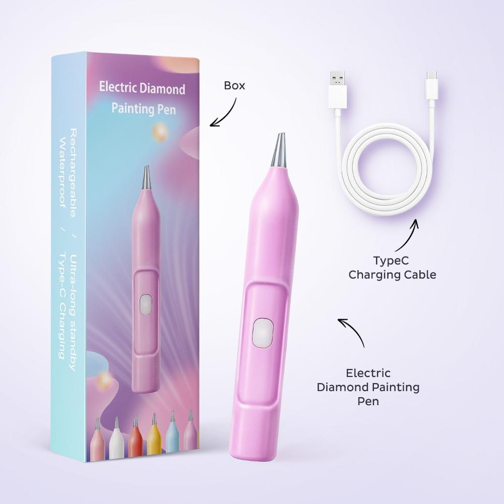 Rechargeable Diamond Painting Vacuum Pen Rhinestone Dot Pen  Automatic Craft Making Accessories