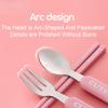 Cartoon Baby Cutlery Set Spoon Fork Chopsticks Dinnerware Sets Baby Tableware Stainless Steel Eco-Friendly Home School