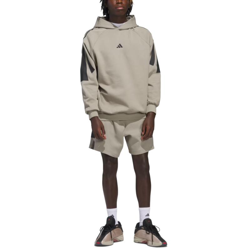 Adidas Spacer Casual Lace-Up Comfortable Fashion Basketball Pants Unisex Pants Putty-Beige JC7839
