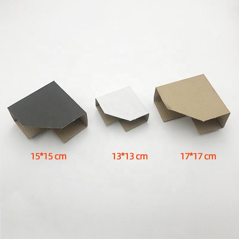 Three Sides Cardboard Photo Frame Edge Corner Protector Buckle Paper Corner Protector (White,3cm)