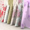 45cm*10m/1 Roll European Style Retro Decorate Background Wall Hibiscus Murals Wallpaper Living Room Creative Home Wall Stickers
