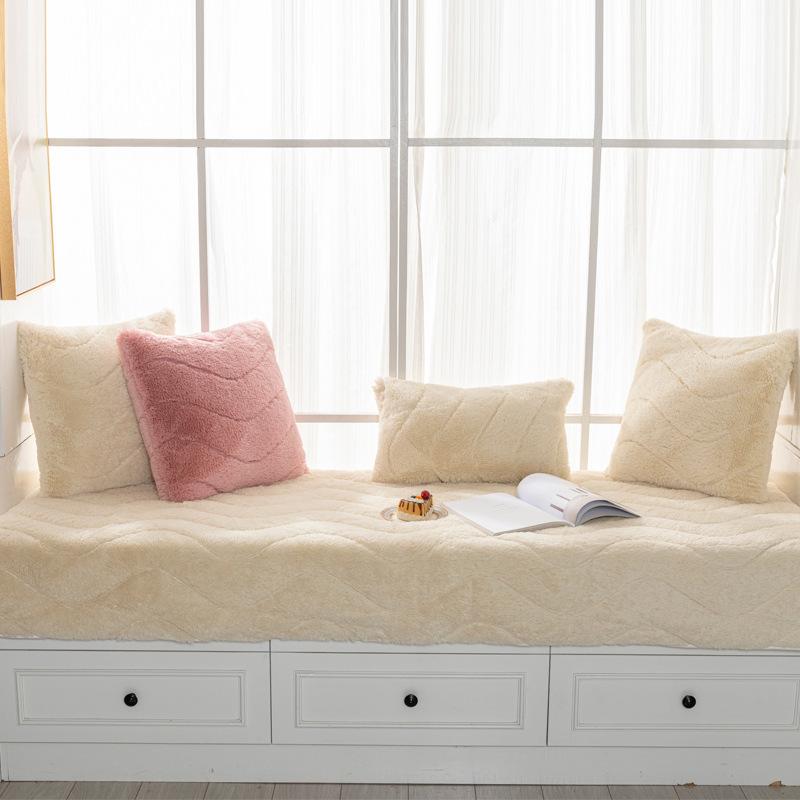 Master Bedroom Window Cushion Ledge Cushion Four Seasons Universal Bay Window Blanket Bedroom Balcony Tatami Mat Plush Thickened