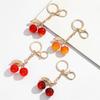 Fashionable Cherrys Sturdy Resin Charm Pendant Elegant Keychain Charm Accessory for Styles Expression Daily Use