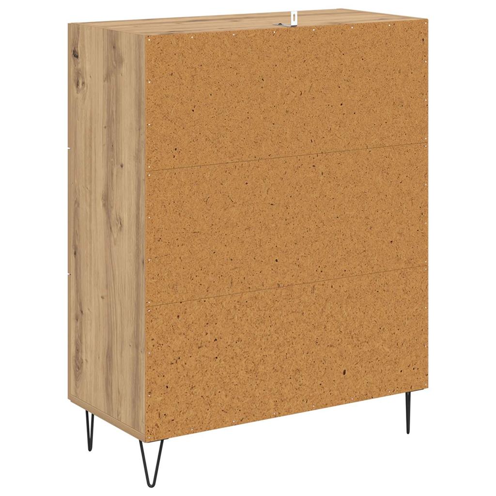 Sideboard Artisan Oak 69.5 x 34 x 90 cm Engineered Wood and Iron