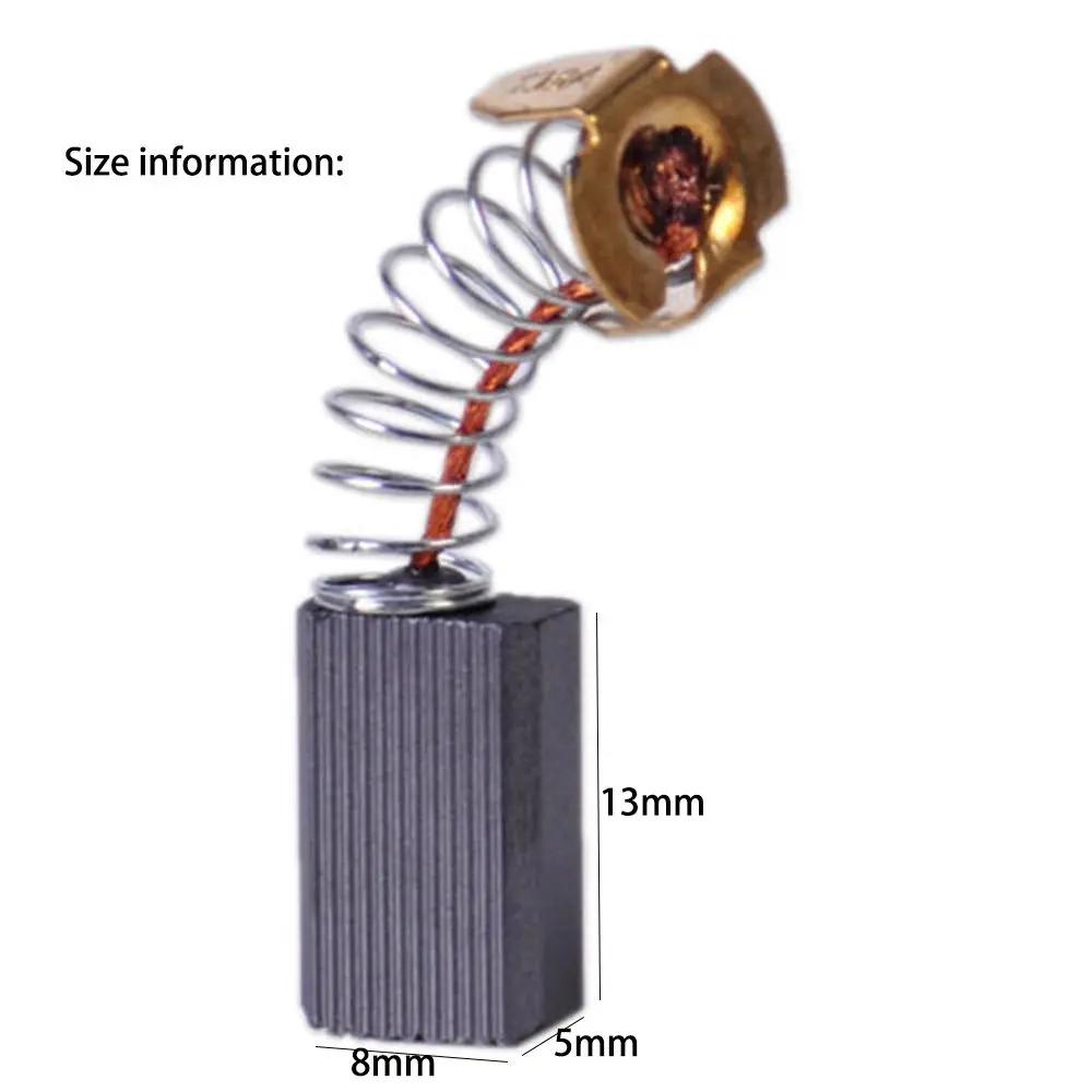 10/20pcs High Quality 5x8x13mm Rotary Tool Generic Carbon Brushes Motors Spare Parts Mini Drill Electric Grinder Replacement