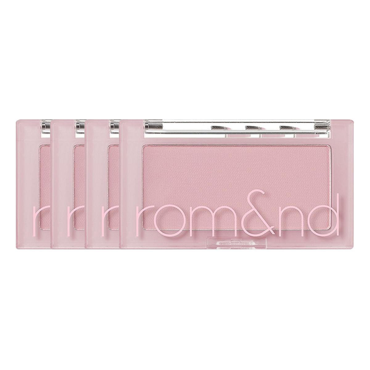 rom&nd Better Than Cheek Blusher N02 Vine Nude (4 Pack) - Natural Blur Effect Matte Blush 4g