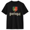 Vintage T Shirt Summer Portugal Flag Portuguese Pride Novelty Tshirts Cotton Tshirt For Unisex Y2k Casual Short Sleeve Top Tees