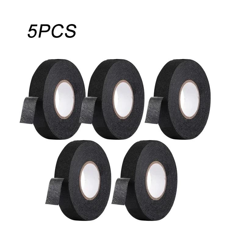 5Pcs Tape Car Cable Harness Wiring Loom Protection Waterproof Tape Electrical Insulating Tape Heat Resistant Harness Tape