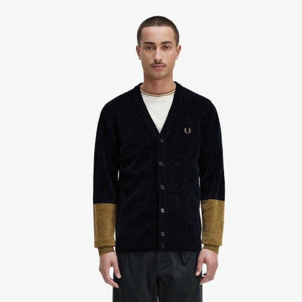 

Fred Perry [sharp] Color Block Chenille Cardigan 102 Afpm2336519 102 S