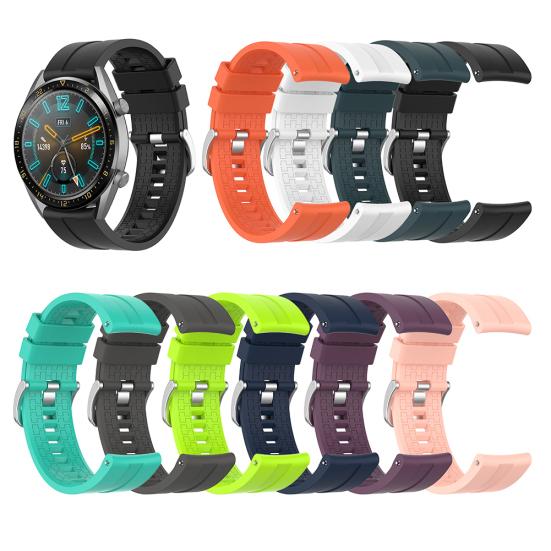 Universal 22mm Silicone Band Replacement for Watch Strap Huawei Watch GT 46mm