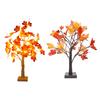 Maple Trees with Lights DIY Branches Maple Leaf Light Fall Thanksgiving Decorations for Home Wedding Indoor Party