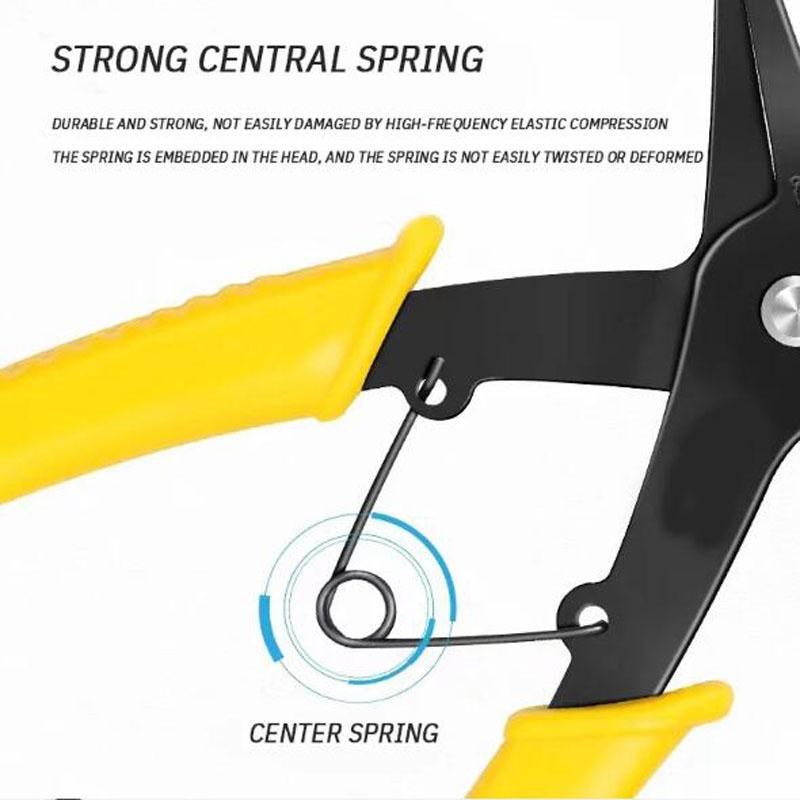 Circlip Pliers 2 in 1 Internal and External Dual Purpose Pliers External Spring Pliers Large Retaining Ring Removal Tool