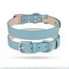 Soft PU Microfiber Dog Collar Adjustable Metal Buckle Comfort Wear‑Resistant Pet Collar For Small Medium Large Dogs Daily Walking
