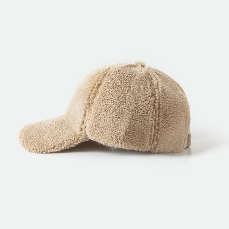 Fashion Winter Baseball Cap For Women Corduroy Lambswool Patchwork Women's Caps Autumn Warm Plush Trucker Hat Visor Adjustable