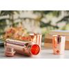 Copper Drinkware Gift Set of Plain Shine Finish Design 1 Bottle & 2 Glass with Gift Box, Gift Item for Diwali, Bottle-900 Ml & Glass-275 Ml