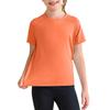 Kids' Quick-Dry Tee - Solid Color Sport T-Shirt