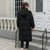 Womens Long Puffer Coat With Hood Thick Winter Warm Cotton-Padded Jacket Oversized Casual Style