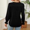 Women's  Long Sleeve Shirts Solid Color Fall Fashion Basic Slim Fit Soft Sexy Tops