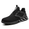 Border for Safety Shoes Men's European Standard Steel Head Anti-smashing And Anti-stab Safety Shoes Lightweight Breathable