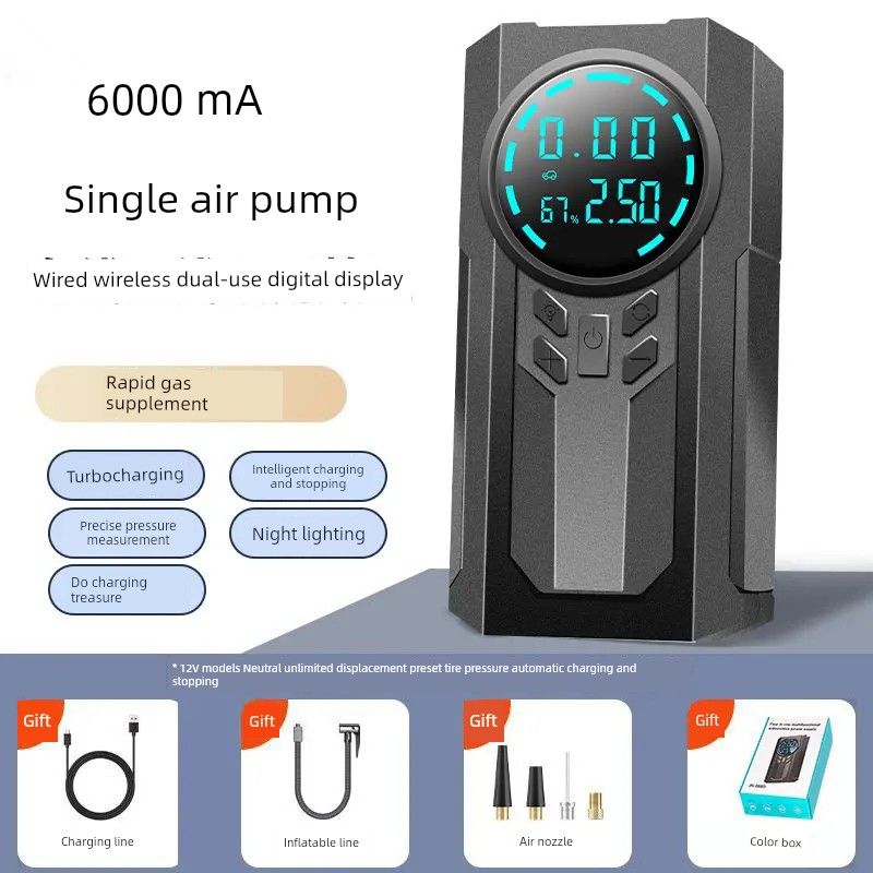 Vehicle Air Pump Wireless Car Electric Car Bicycle Motorcycle Air Pump