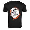 Floral Skull Tattoo Style Graphic T-Shirt