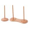 360 Degree Rotating Wood Yarn Holder Desktop Organiser Yarn Thread Spool Holder Stand for Crocheting Knitting Craft