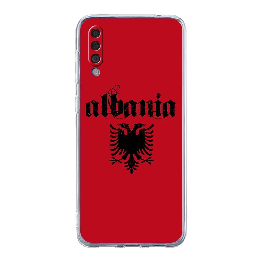 Albania Albanians Flag For Samsung Galaxy A14 Case A50 A70 A30 A40 A20E A10S A20S A02S A04S A12 A22 A32 A34 A42 A52 5G A54 Cover