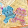 Dog Four-legged Clothing Summer Thin Pet Hollow Multi-color Woven Breathable Small Dog Clothing Is More Anti-hair Loss Than Bear