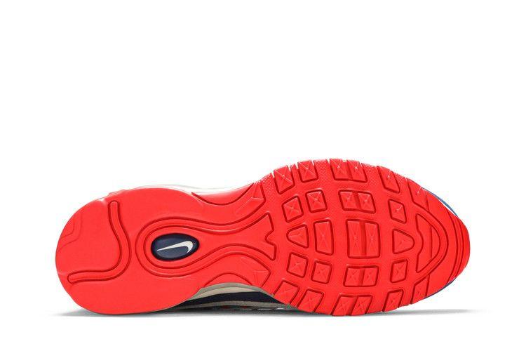 Women's Sneakers Nike Air Max 98 Blue Red White (Women's) Summit White/Blue Void